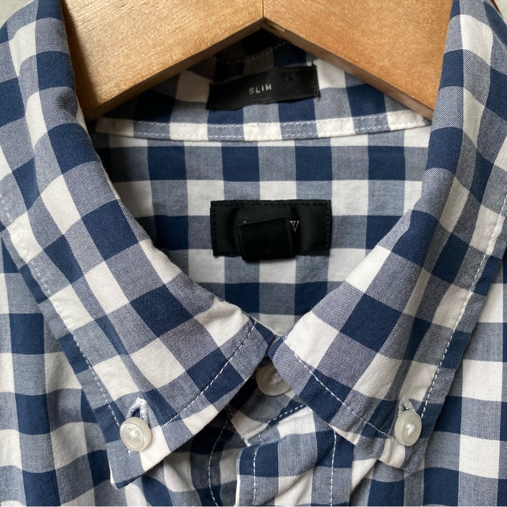 J Crew Checkered Slim Fit Oxford Button Down Shirt - Picture 2 of 9